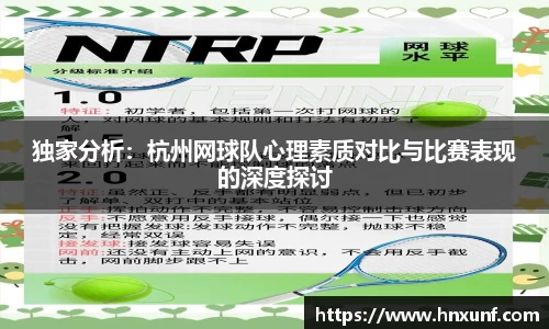 独家分析：杭州网球队心理素质对比与比赛表现的深度探讨