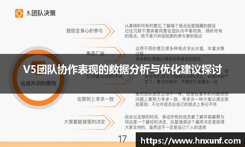 V5团队协作表现的数据分析与优化建议探讨