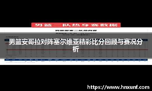 男篮安哥拉对阵塞尔维亚精彩比分回顾与赛况分析