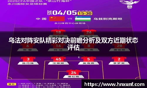 乌法对阵安队精彩对决前瞻分析及双方近期状态评估